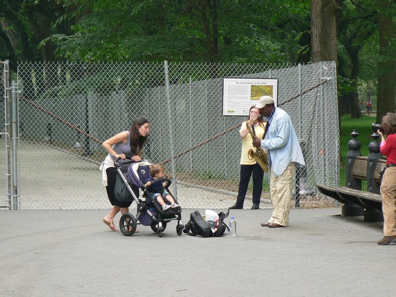 Central Park et autour: Concert de Saxo